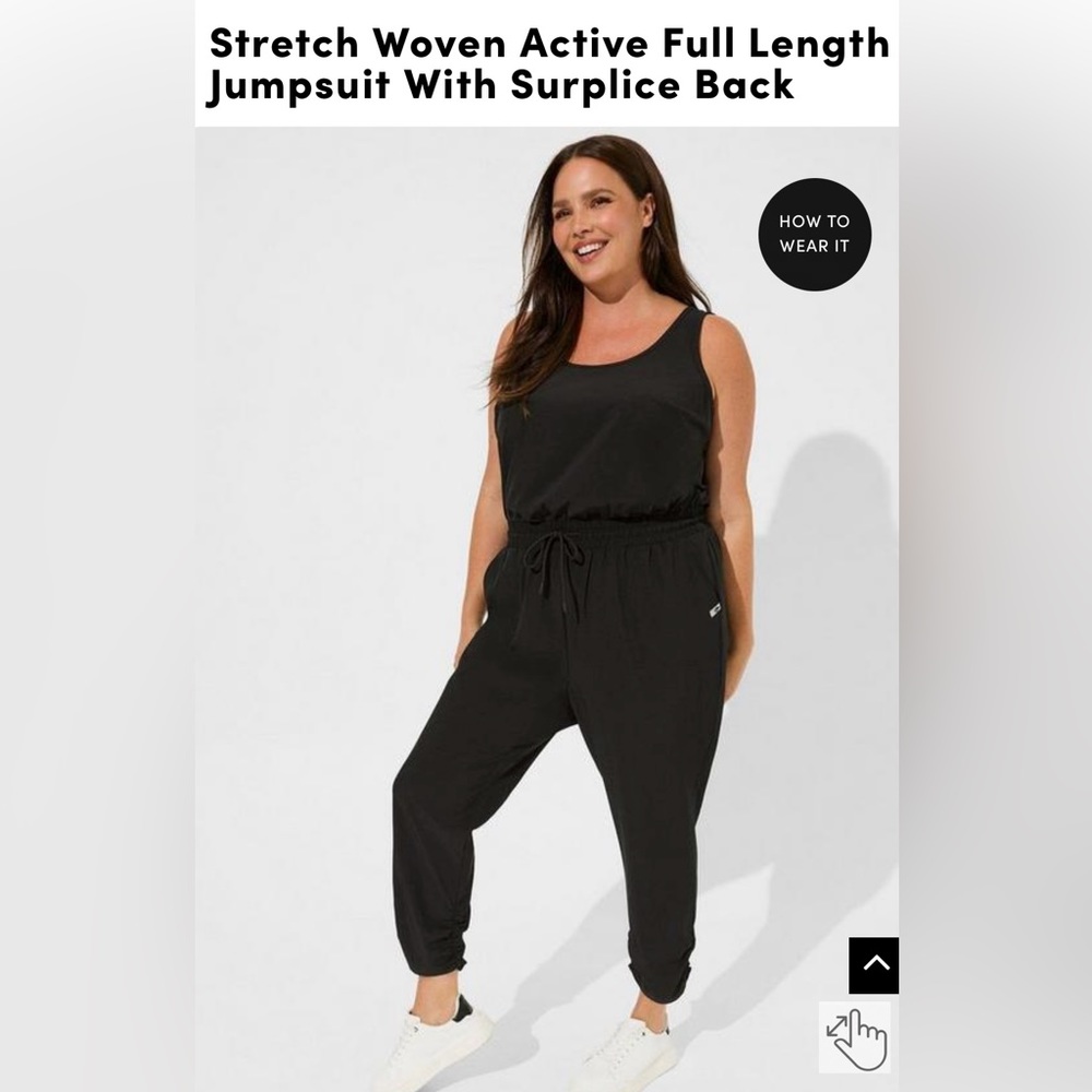 Torrid size 1 (14w-16w) Active jumpsuit!